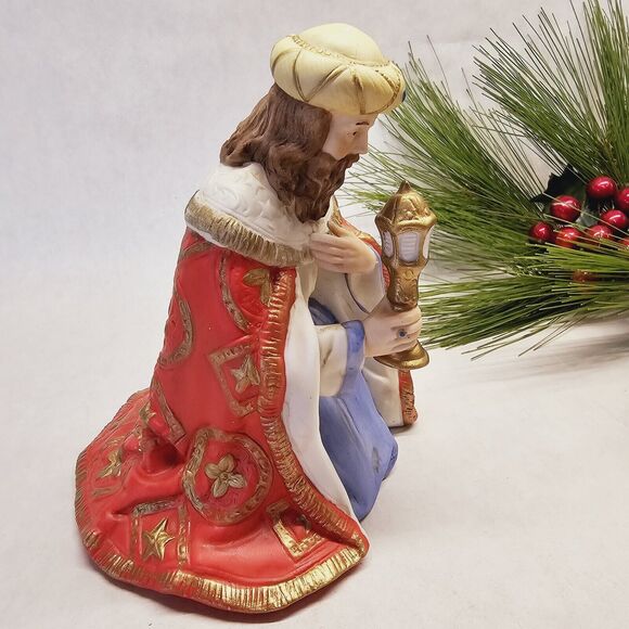 Vintage 1989 Wise Men Kings Lefton Bethlehem Collection Nativity Spirit of Bethl - Picture 2 of 8